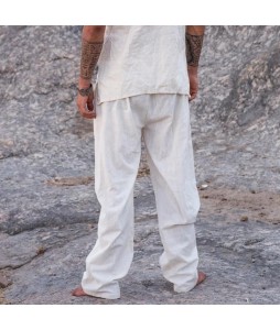 Men's Cotton And Linen Casual Yoga Pants