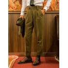 Mens Cssic Solid Color Slim Trousers