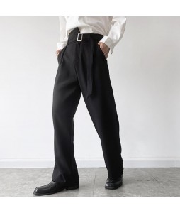 Mens Fashion Solid Color Pants