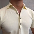 Gentleman Summer Casual Pin Knitted Polo Shirt