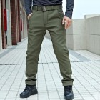 Men's Outdoor Casual Fleece Warm Soft Shell Stretch Tactical Pants