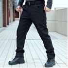 Men's Outdoor Casual Fleece Warm Soft Shell Stretch Tactical Pants