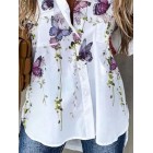 pel Floral Print Long-Sleeved dies Shirt