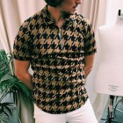 Houndstooth Slim Fit Polo Shirt