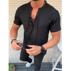 Casual V Neck Slim Fit T-Shirt