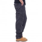 Men's Casual Multi-pocket Estic Waist Cotton Cargo Pants