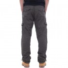 Men's Casual Multi-pocket Estic Waist Cotton Cargo Pants