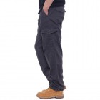 Men's Casual Multi-pocket Estic Waist Cotton Cargo Pants