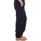 Men's Casual Multi-pocket Estic Waist Cotton Cargo Pants