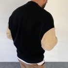 Bear Crew Neck Casual Sweatshirt