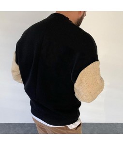 Bear Crew Neck Casual Sweatshirt