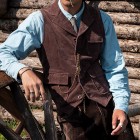 Gentleman's Retro Casual Simple Waistcoats