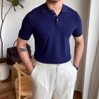 Gentlemans Simple Design Polo Shirt