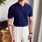 Gentlemans Simple Design Polo Shirt