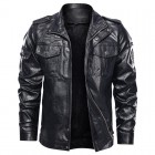 Men's Outdoor Retro Motorcycle Leather Jacket