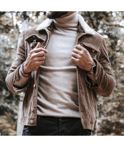 Men's Corduroy Thick Fnnel Jacket