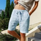 Casual Simple Linen Beach Shorts