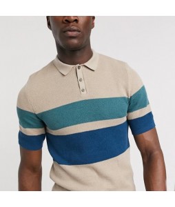 Mens Casual And Fashionable Multi Color Polo Shirt