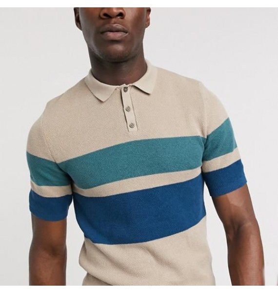 Mens Casual And Fashionable Multi Color Polo Shirt