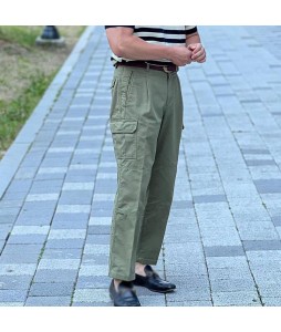 British Straight Leg Cargo Pants