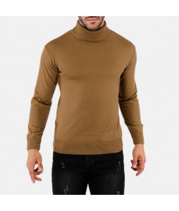 Men's Turtleneck Basic Pullover Sweater