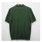 Men's Casual Knitted Striped Polo shirt