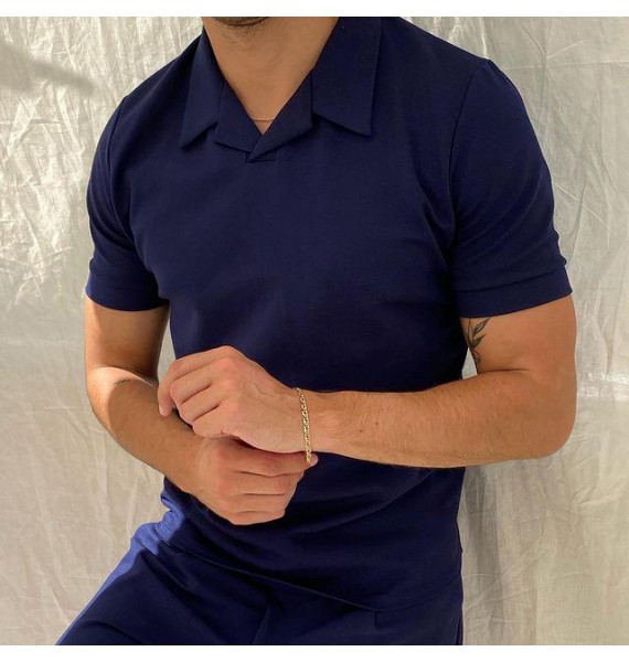 Deep Sea Blue Polo Shirt