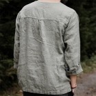 Men's Resort Style Linen T-shirt