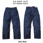 US Navy 1st Deck Selvedge Denim Work Jeans