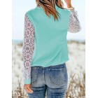 ce Long Sleeve Colorblock Casual Blouse