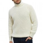 Men's Warm Solid Color Turtleneck Pullover Sweater