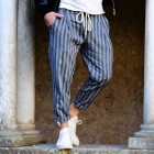 Men's Cssic Striped Casual Trousers