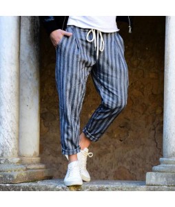 Men's Cssic Striped Casual Trousers