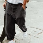 Casual Mens Solid Color Loose Pants