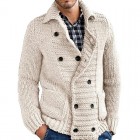 Men's  Knit pel Long Sleeve Sweater