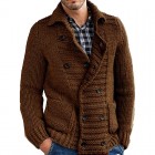 Men's  Knit pel Long Sleeve Sweater