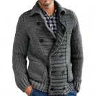 Men's  Knit pel Long Sleeve Sweater