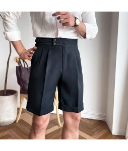 Gentleman elegant business casual shorts men shorts