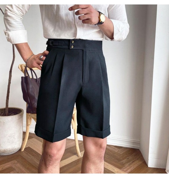 Gentleman elegant business casual shorts men shorts