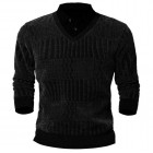 Men's Fake Two Pieces Fleece Thickened Faux Wool Sweater