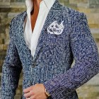 Men's Fashion Elegant Suit Jacket