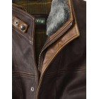 Men's  Fashion Zipper Double yer Colr pel Waistcoats