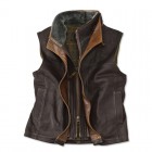 Men's  Fashion Zipper Double yer Colr pel Waistcoats