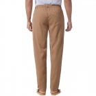 Men's Solid Color Cotton Linen Loose Casual Sports Pants