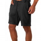 Men's Casual Solid Color Cotton Linen Shorts