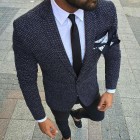 Elegant and Simple Business Party Men's Suit Jacket