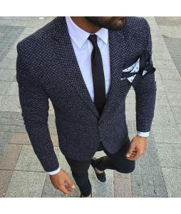 Elegant and Simple Business Party Men's Suit Jacket