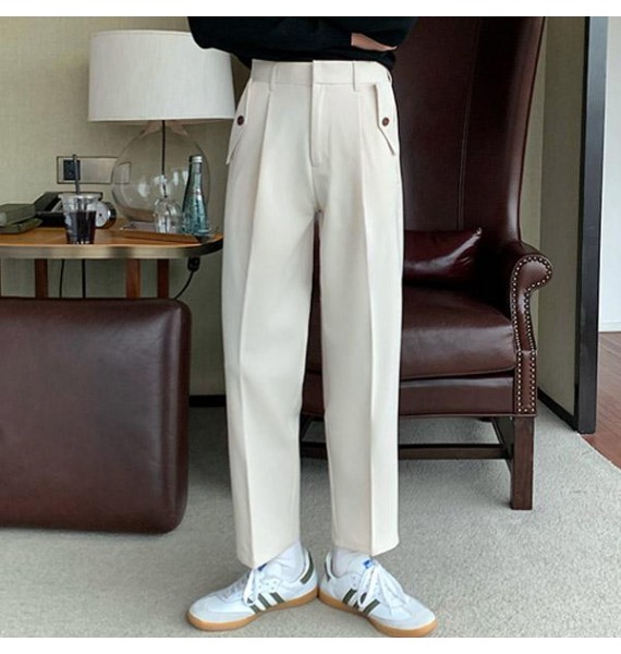 Comfortable simple mens casual pants in summer