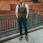 MenS Fashion Solid Color Waistcoats