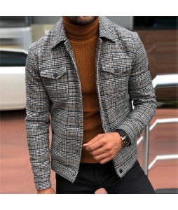 Men's Slim Casual Fashion Retro Jacket